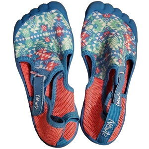 Newtz Muti Color water shoes Velcro Strap Size 11/12